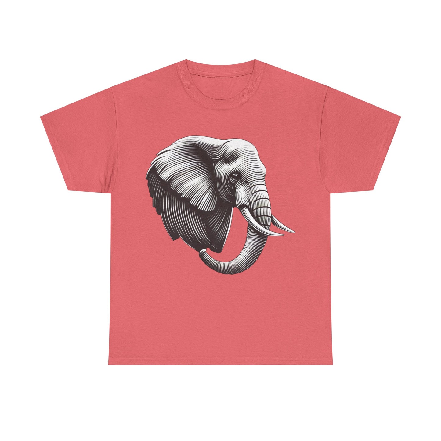 Elephant B&W - Heavy Cotton Tee