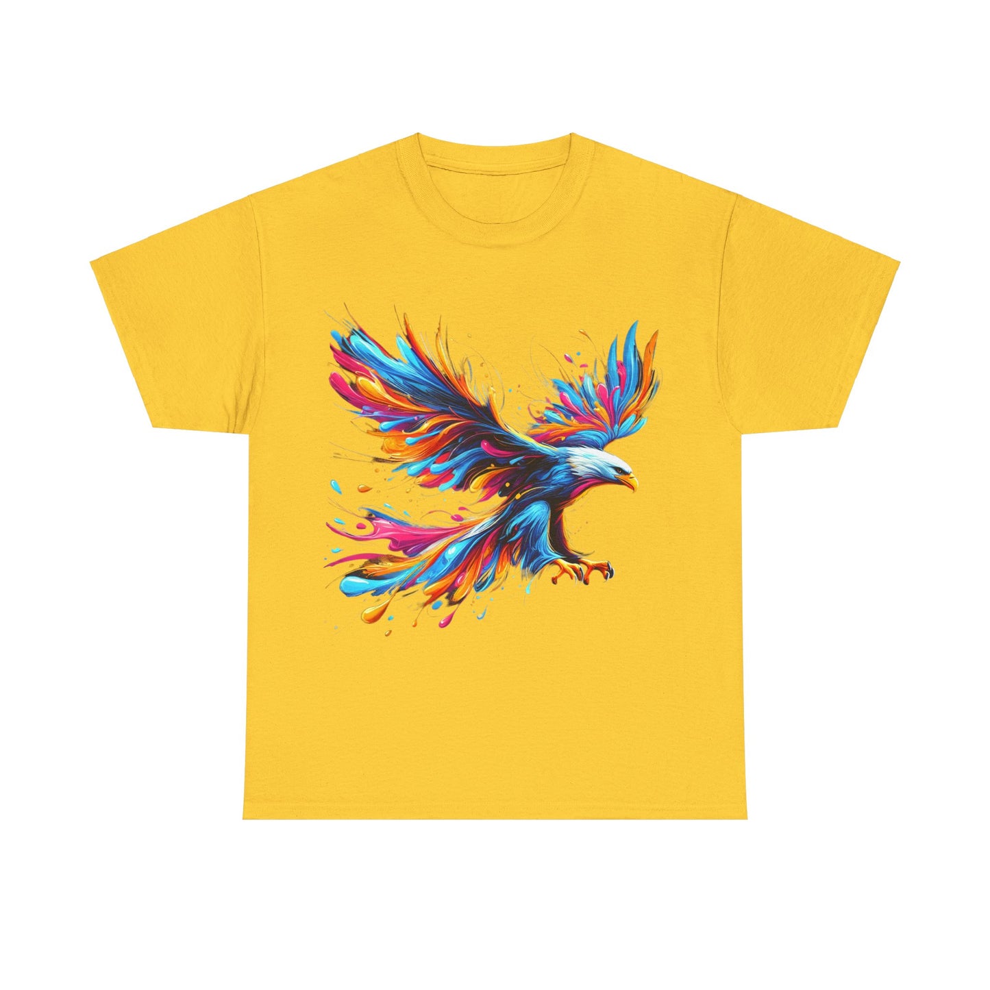 Colour Splash Eagle  - Heavy Cotton Tee