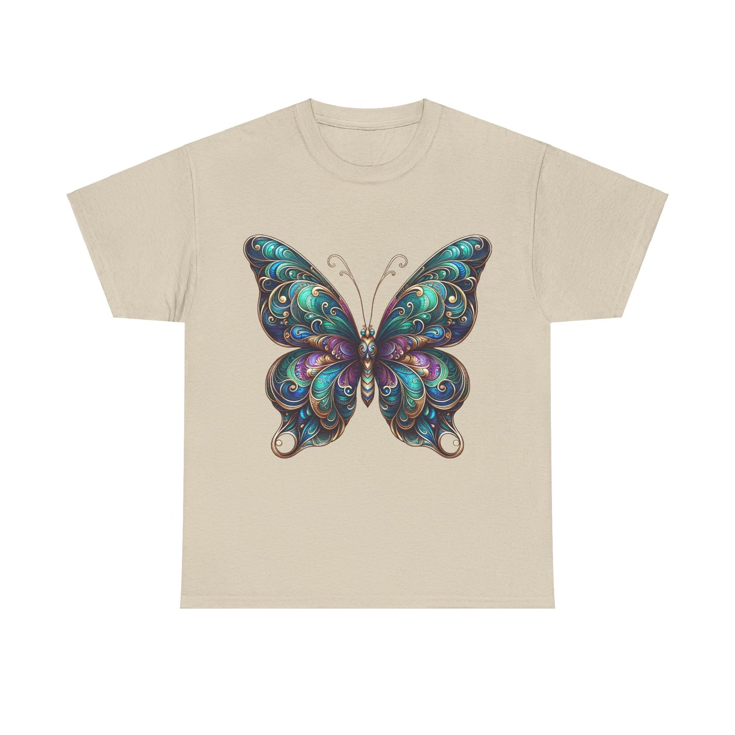 Vibrant Butterfly - Heavy Cotton Tee