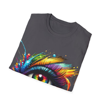 Colour Splash Eye - Soft Style T-Shirt