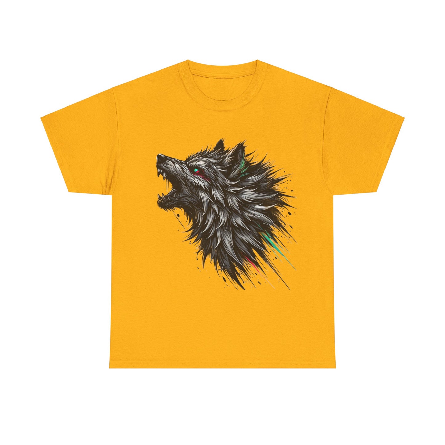 Edgy Wolf - Heavy Cotton Tee