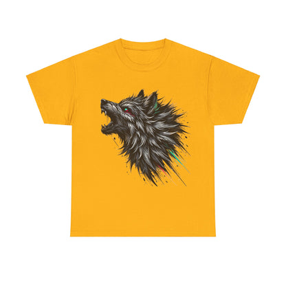 Edgy Wolf - Heavy Cotton Tee