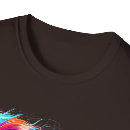 Colour Splash Horse - Soft Style T-Shirt