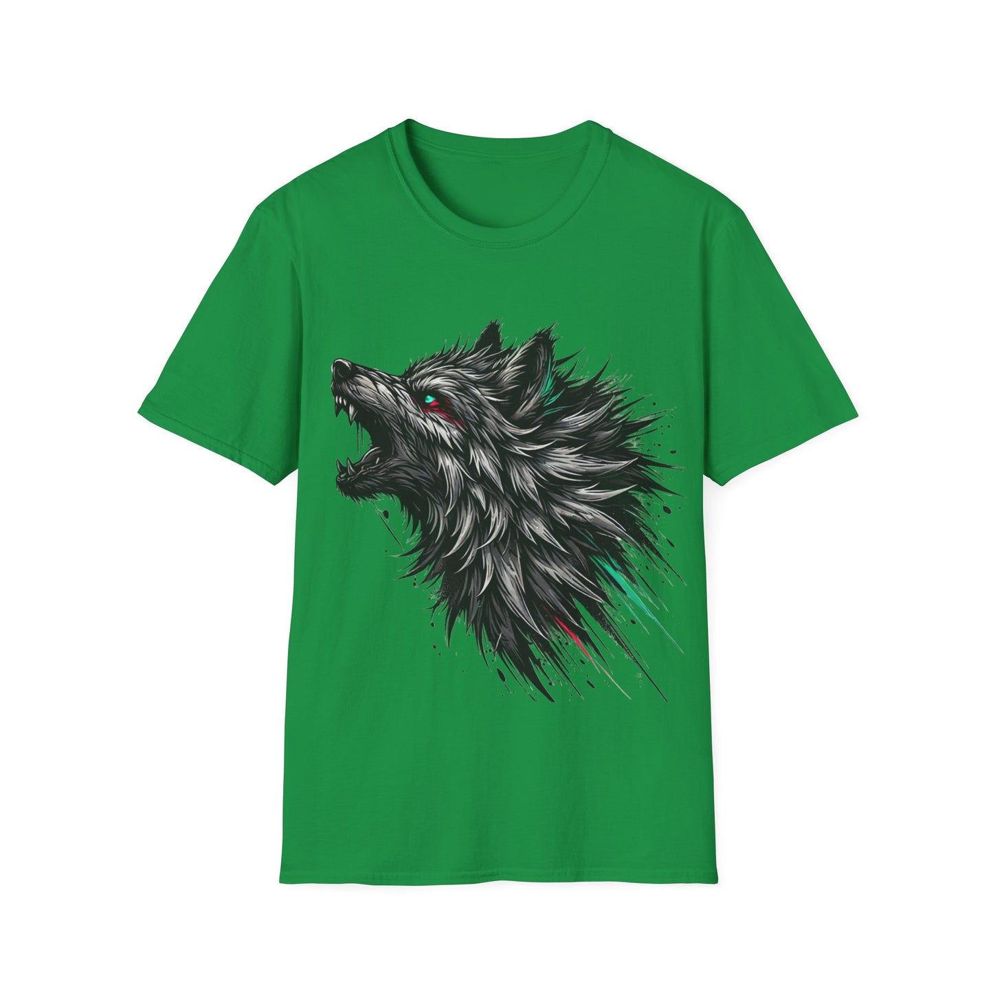 Edgy Wolf - Soft Style T-Shirt