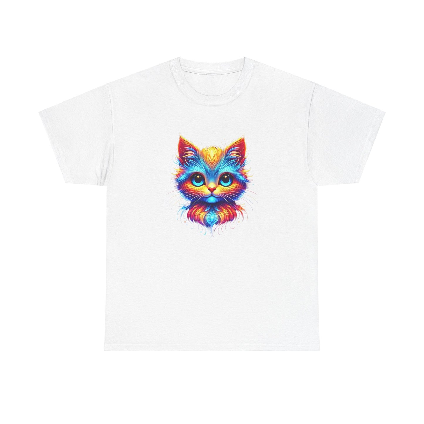 Vibrant Cat - Heavy Tee XL Range