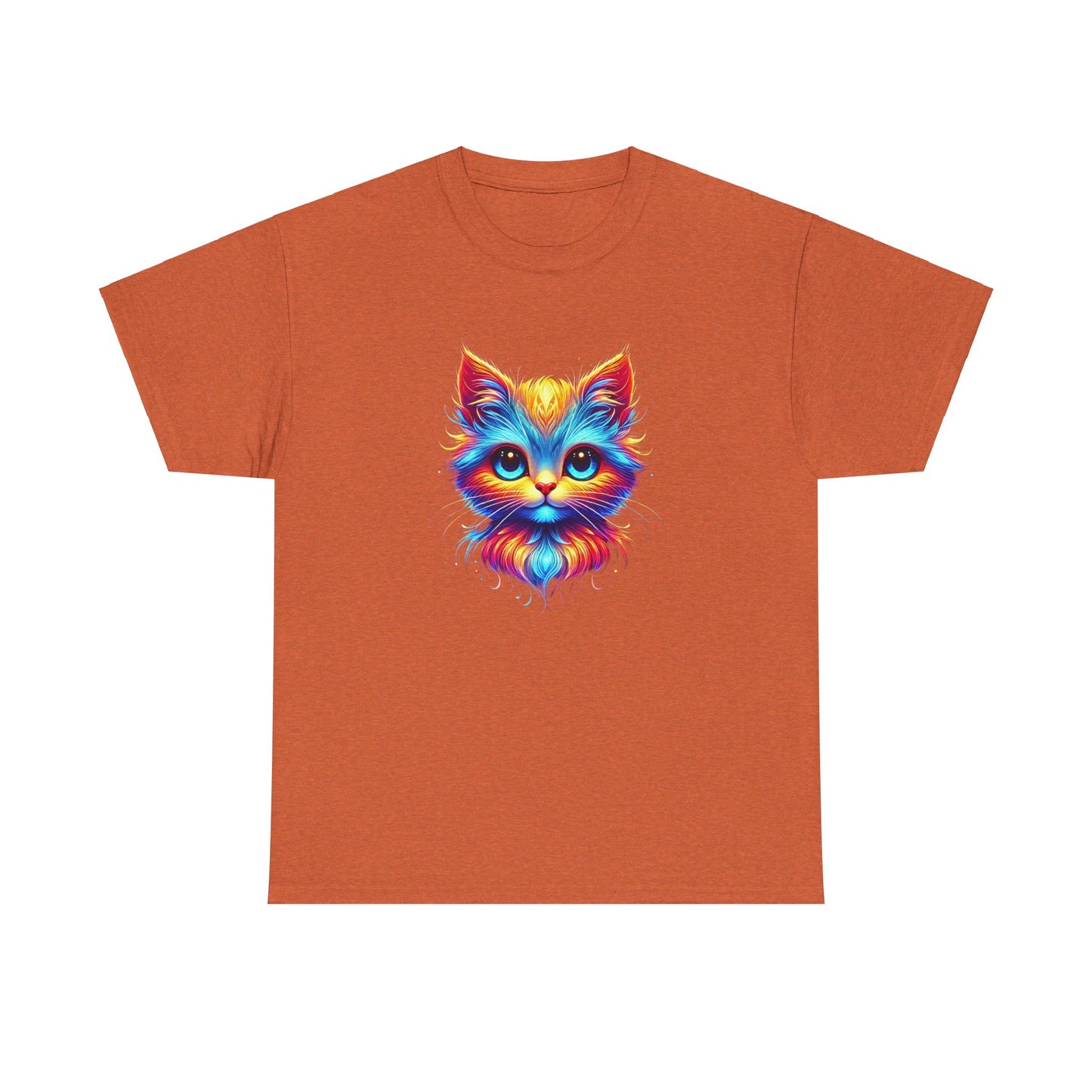 Vibrant Cat - Heavy Tee XL Range