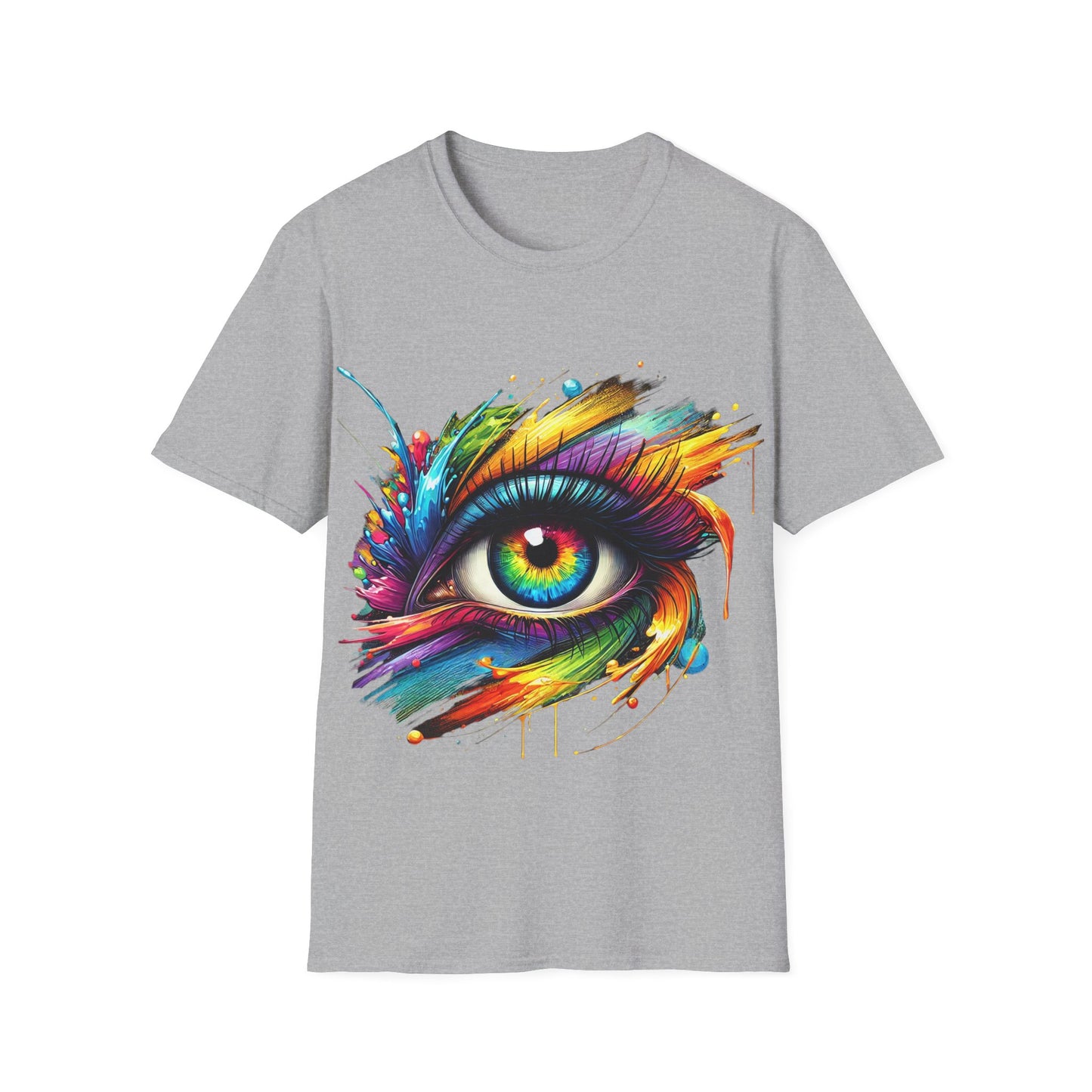 Colour Splash Eye - Soft Style T-Shirt