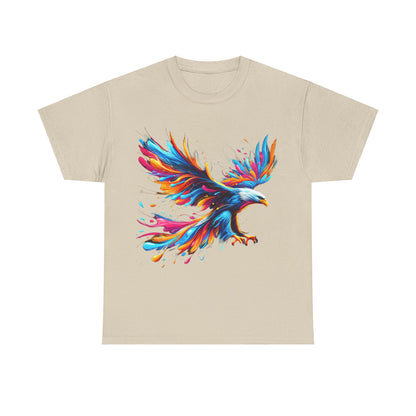 Colour Splash Eagle  - Heavy Cotton Tee