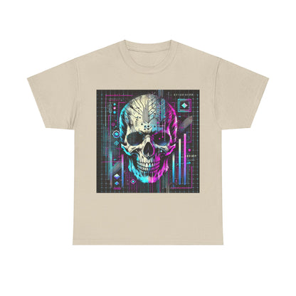 Futuristic Skull - Heavy Cotton Tee