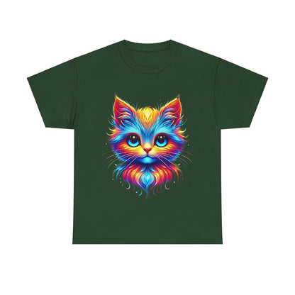 Vibrant Cat - Heavy Cotton Tee