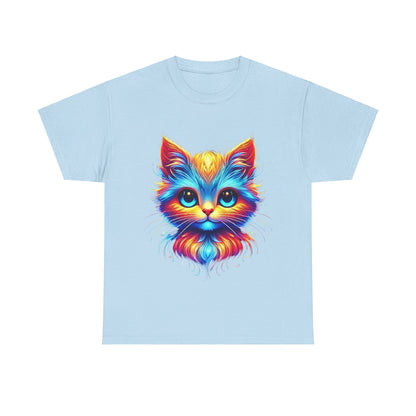 Vibrant Cat - Heavy Cotton Tee