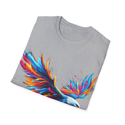 Colour Splash Eagle - Soft Style T-Shirt