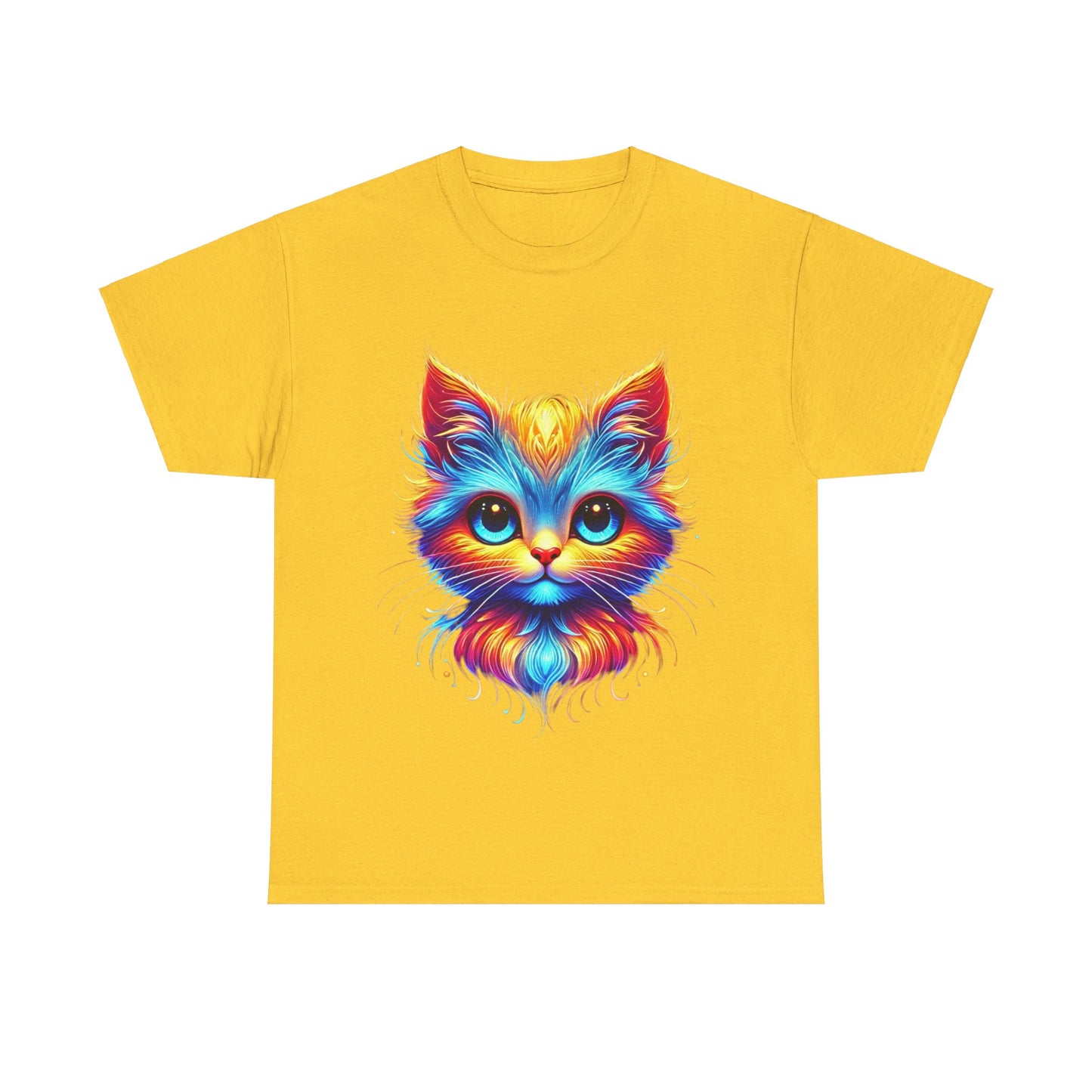 Vibrant Cat - Heavy Cotton Tee