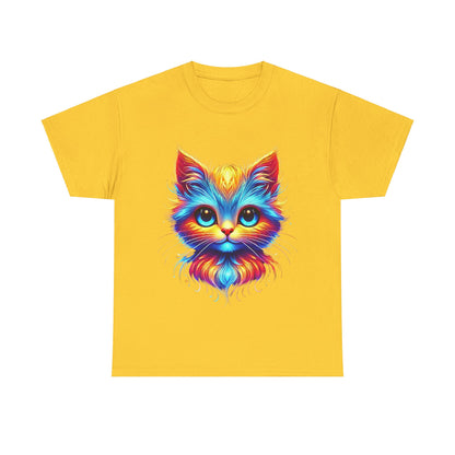 Vibrant Cat - Heavy Cotton Tee