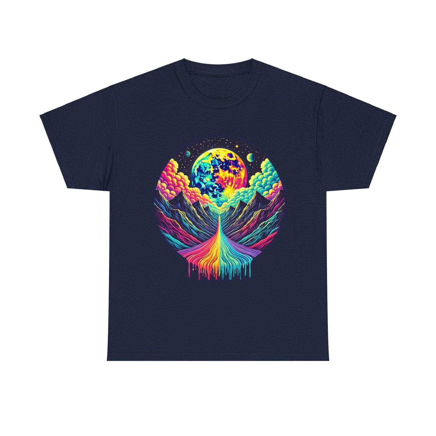 Vibrant Mountains - Heavy Cotton Tee