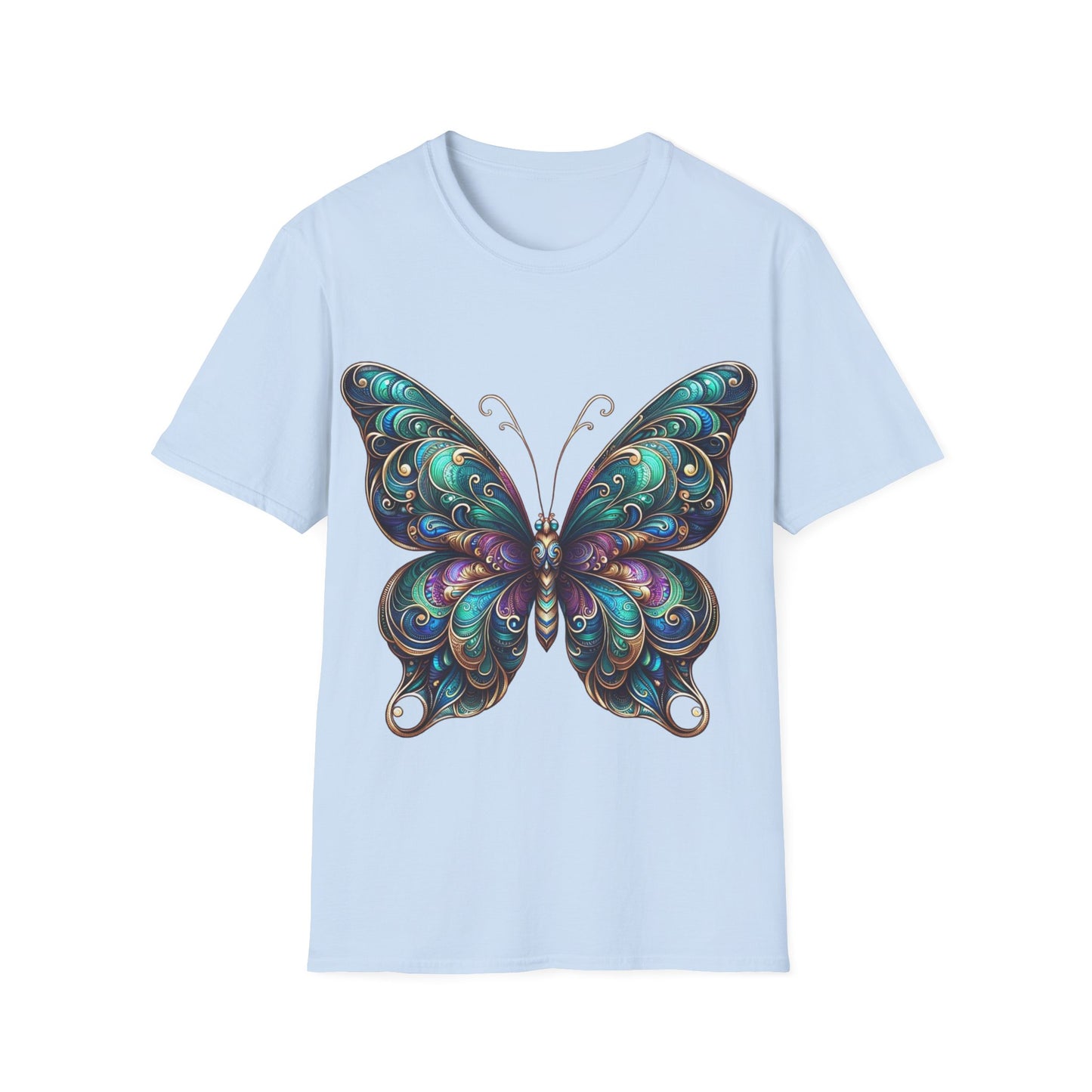 Vibrant Butterfly - Soft Style T-Shirt