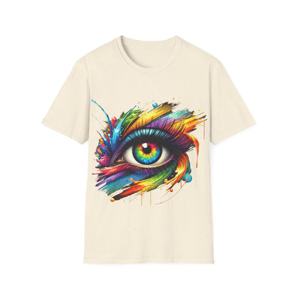 Colour Splash Eye - Soft Style T-Shirt