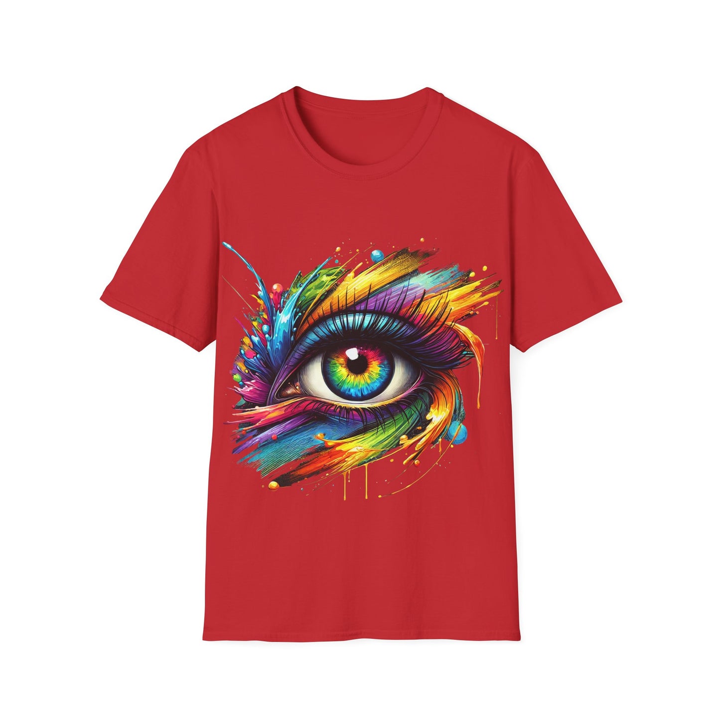 Colour Splash Eye - Soft Style T-Shirt