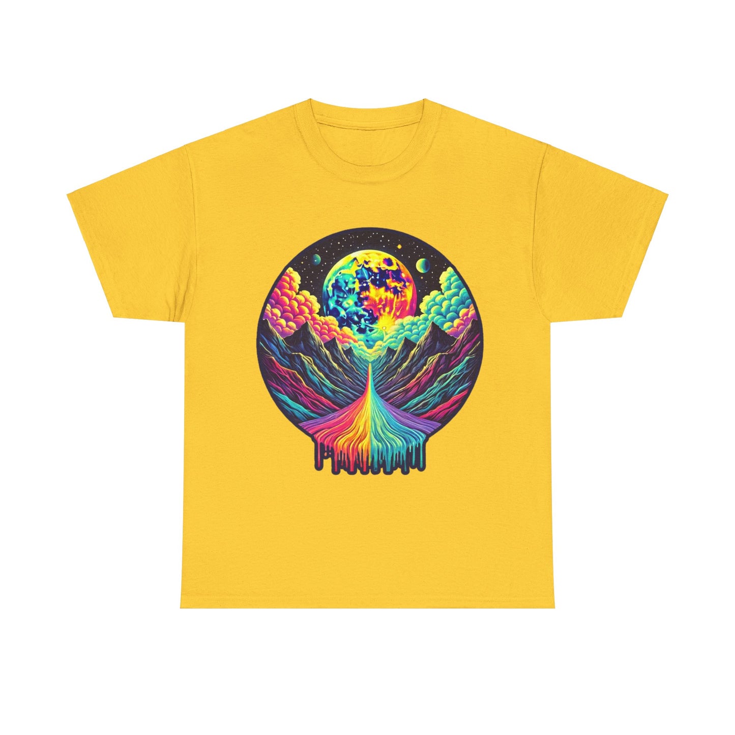 Vibrant Mountains - Heavy Tee XL Range