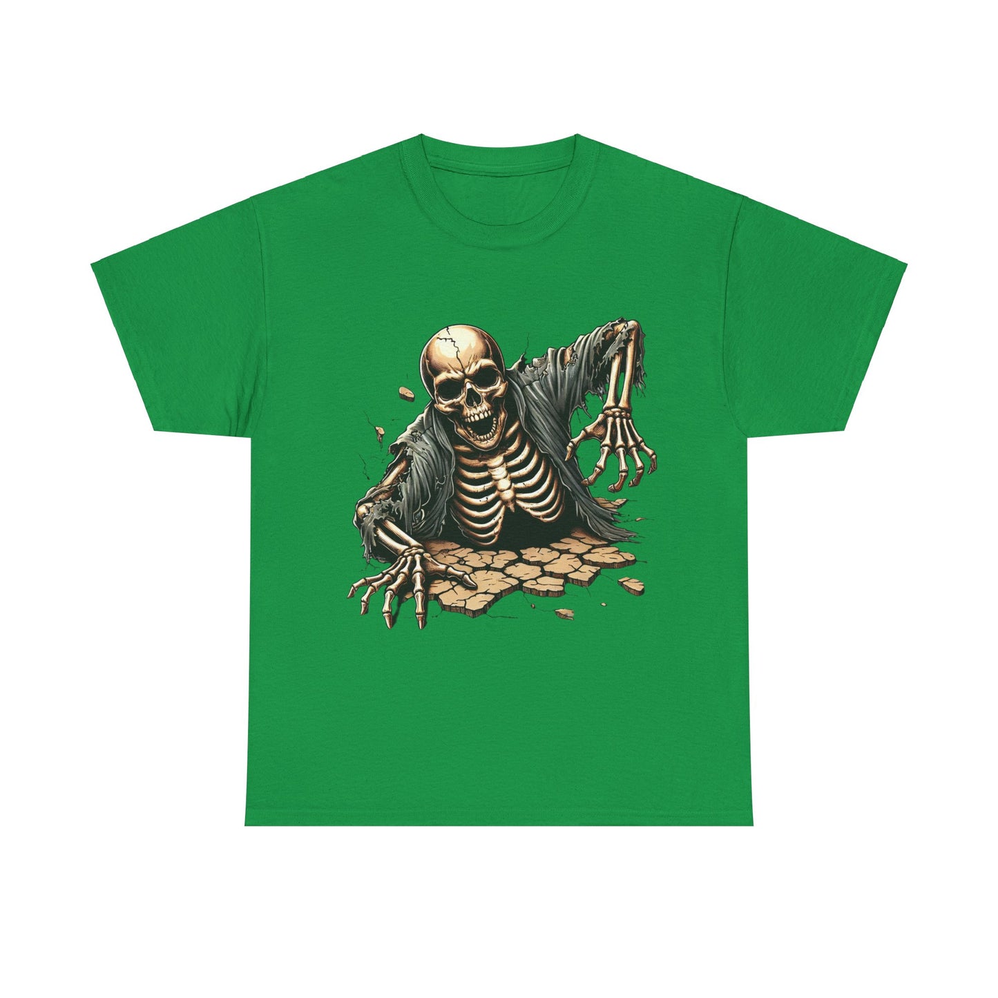 Spooky Skeleton - Heavy Cotton Tee