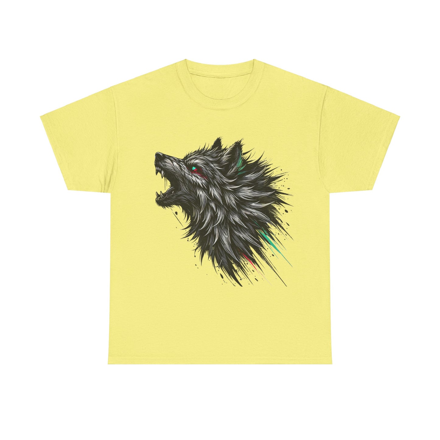 Edgy Wolf - Heavy Tee XL Range