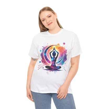 Yoga Silhouette - Heavy Tee XL Range