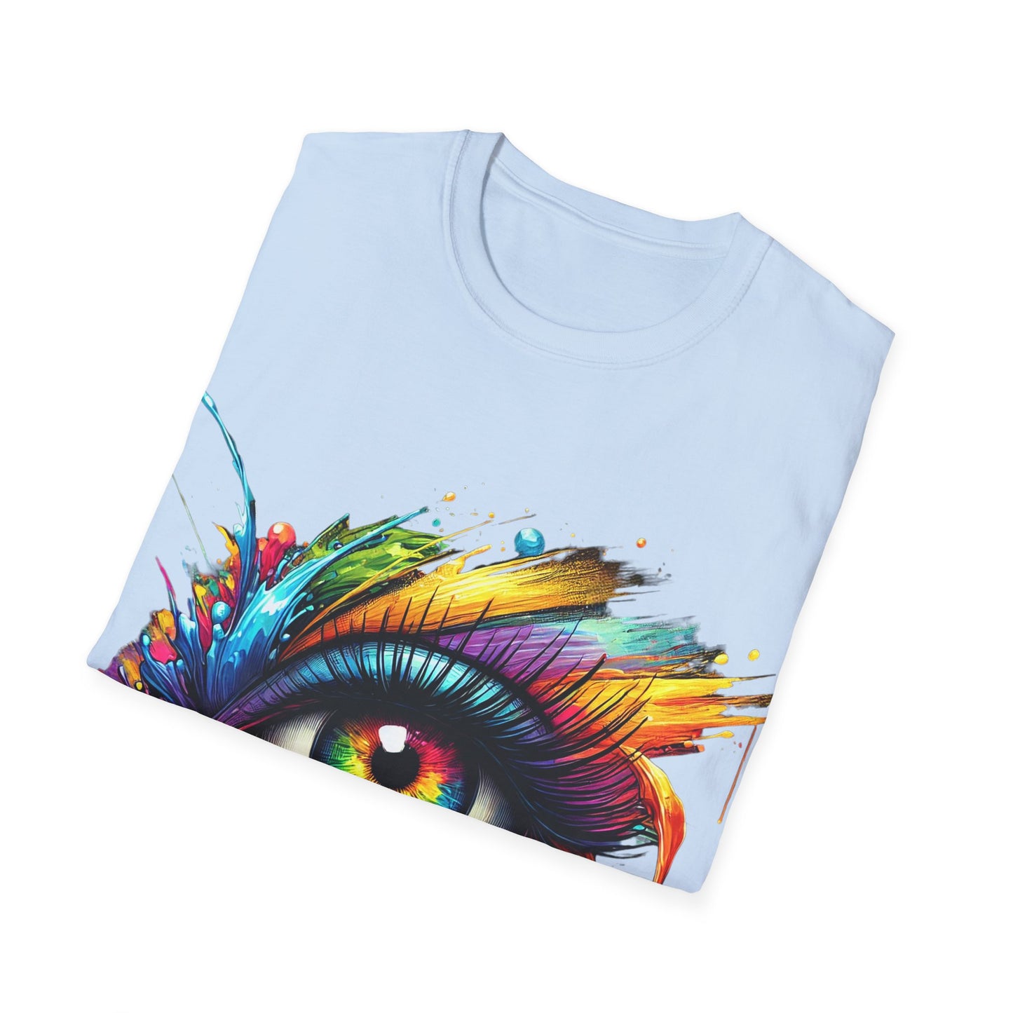 Colour Splash Eye - Soft Style T-Shirt