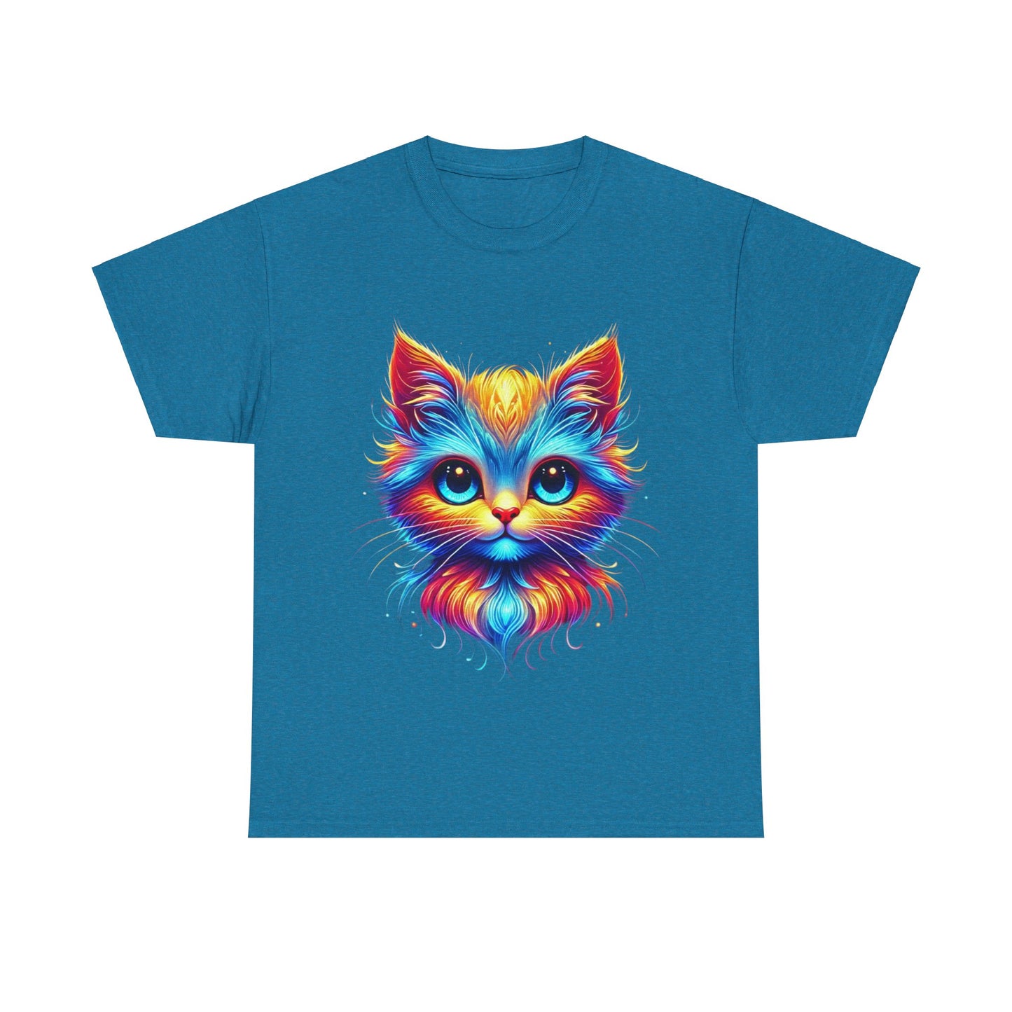 Vibrant Cat - Heavy Cotton Tee