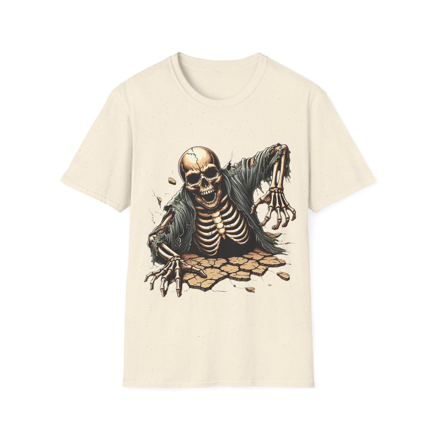 Spooky Skeleton - Soft Style T-Shirt