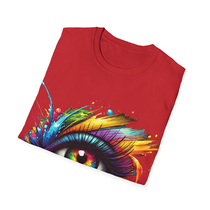 Colour Splash Eye - Soft Style T-Shirt