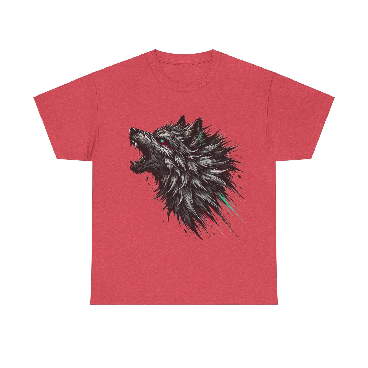 Edgy Wolf - Heavy Cotton Tee