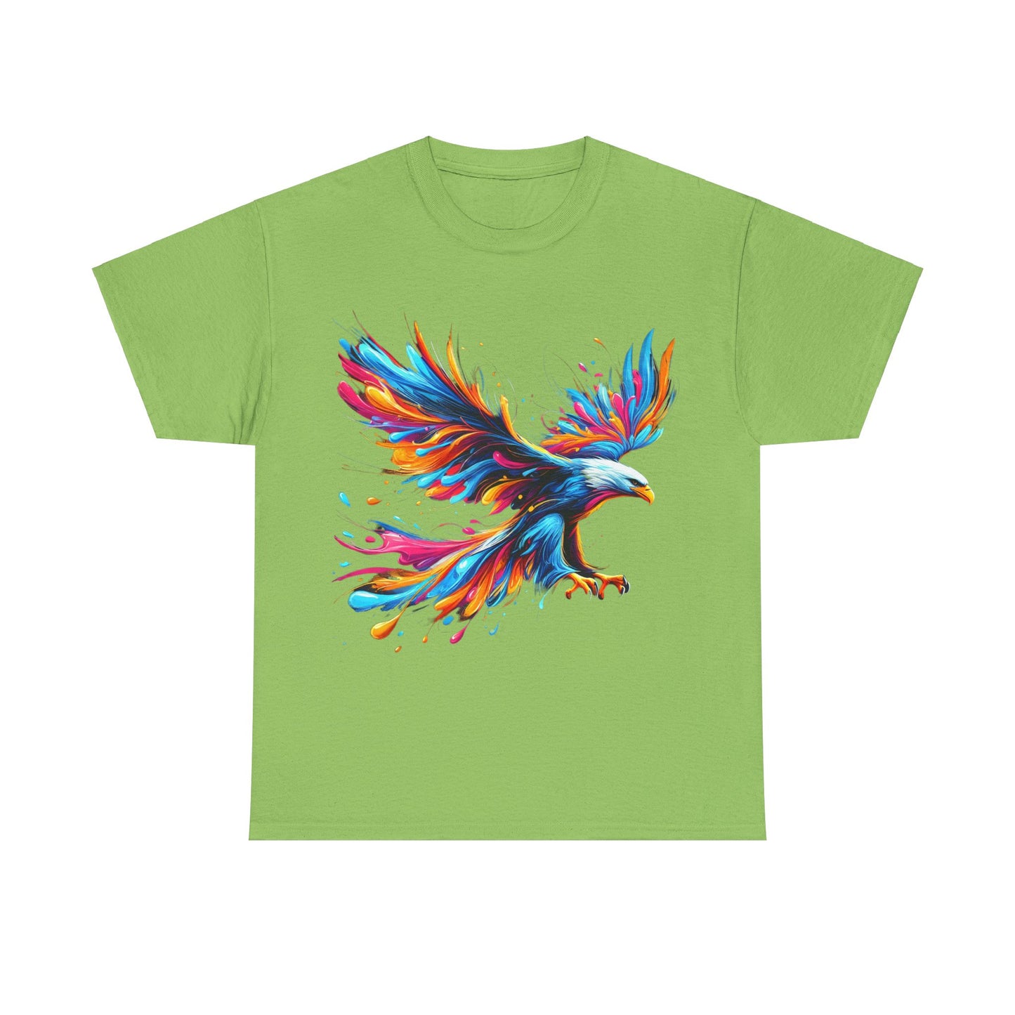 Colour Splash Eagle  - Heavy Cotton Tee