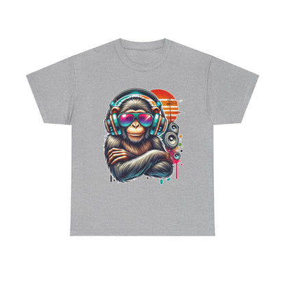 Music Monkey - Heavy Cotton Tee