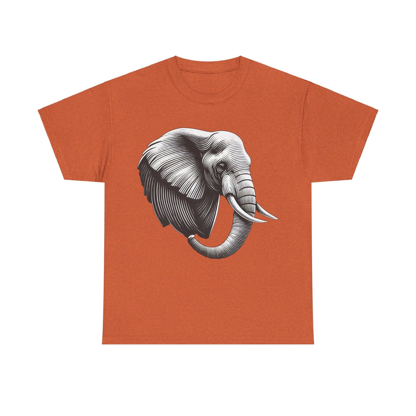 Elephant B&W - Heavy Cotton Tee