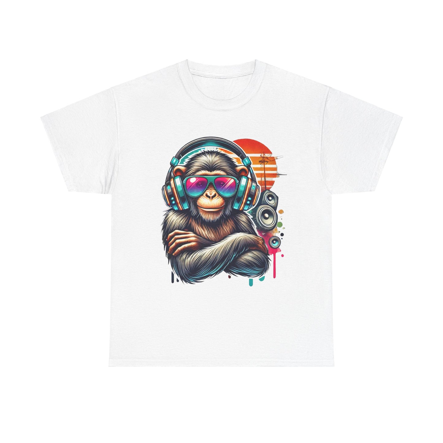 Music Monkey - Heavy Cotton Tee