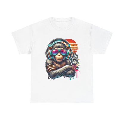 Music Monkey - Heavy Cotton Tee