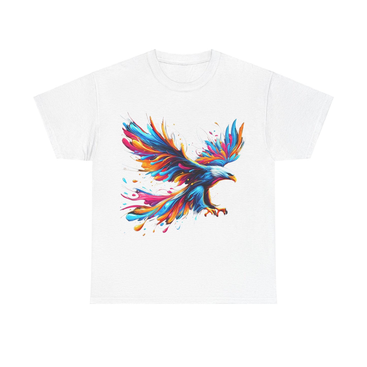 Colour Splash Eagle  - Heavy Cotton Tee