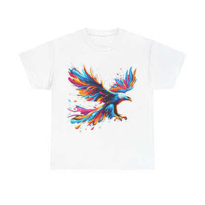 Colour Splash Eagle  - Heavy Cotton Tee