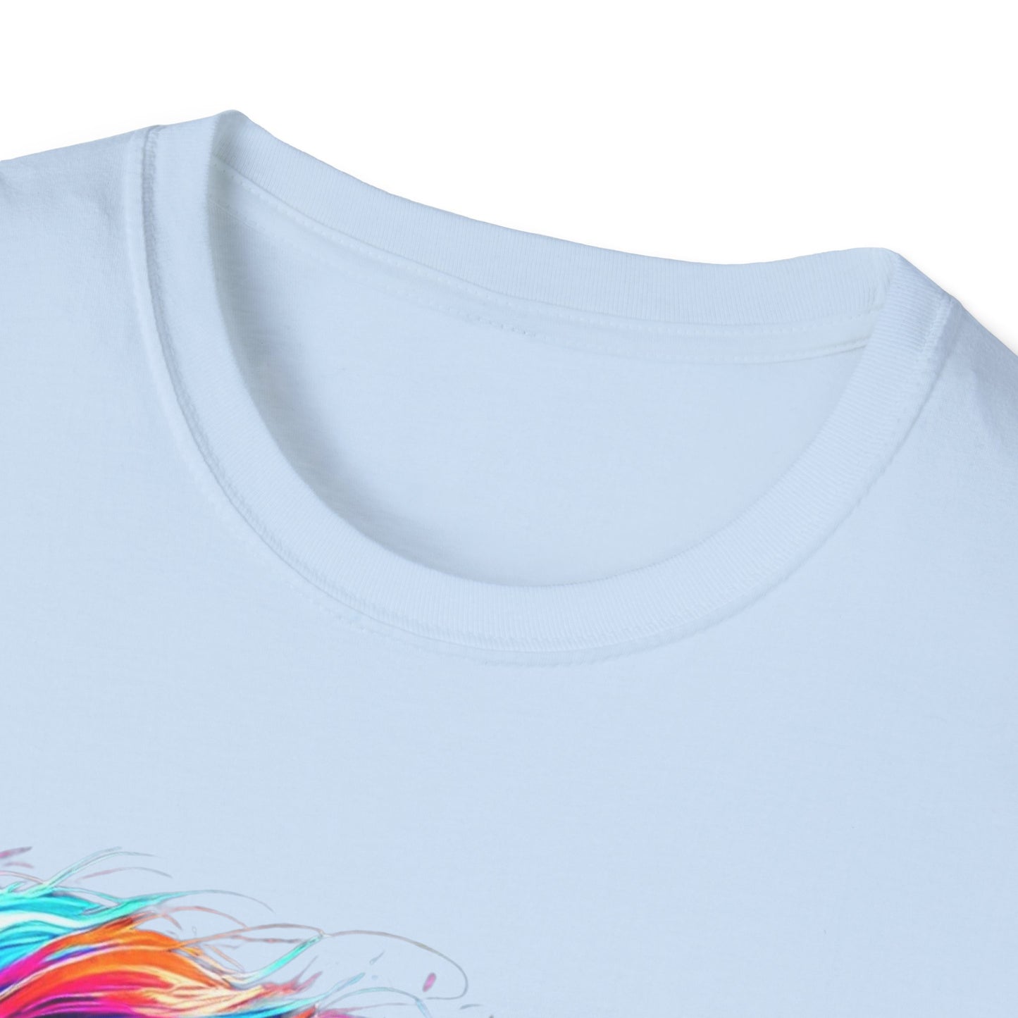 Colour Splash Horse - Soft Style T-Shirt