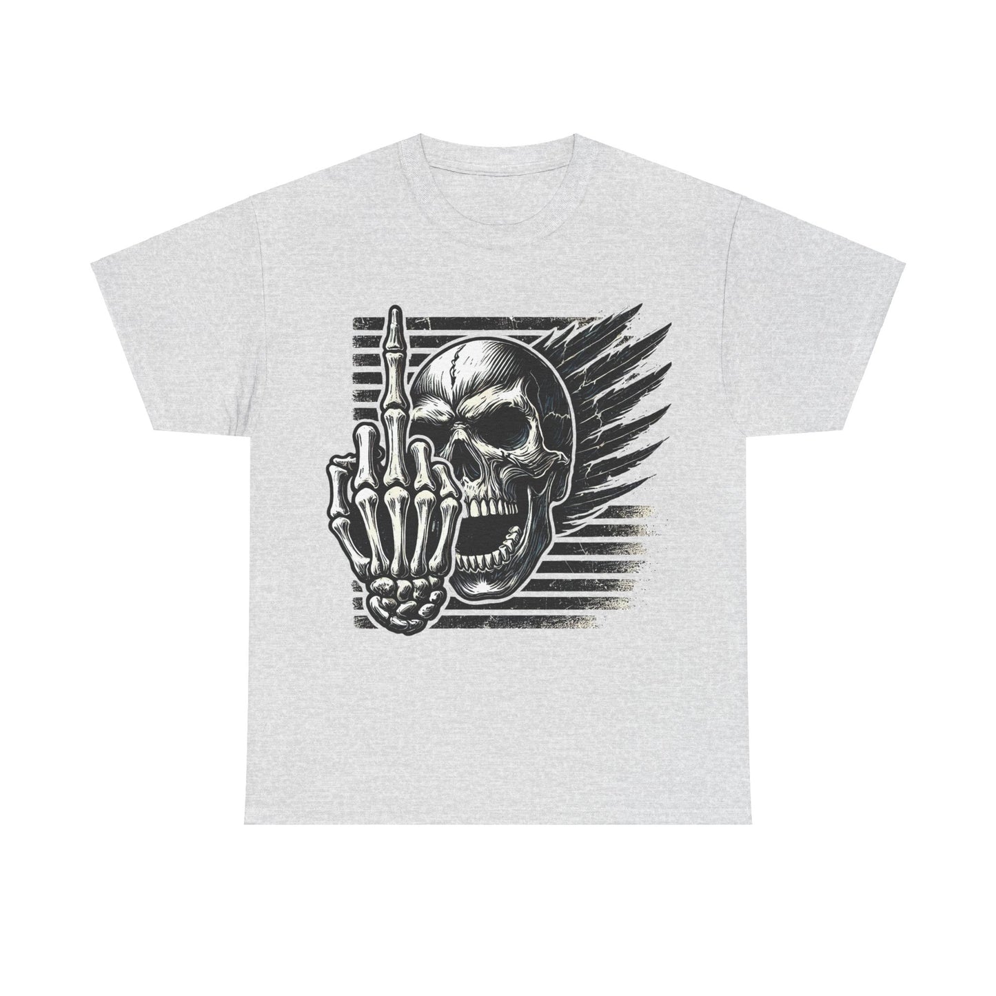 Rebellious Skull - Heavy Cotton Tee