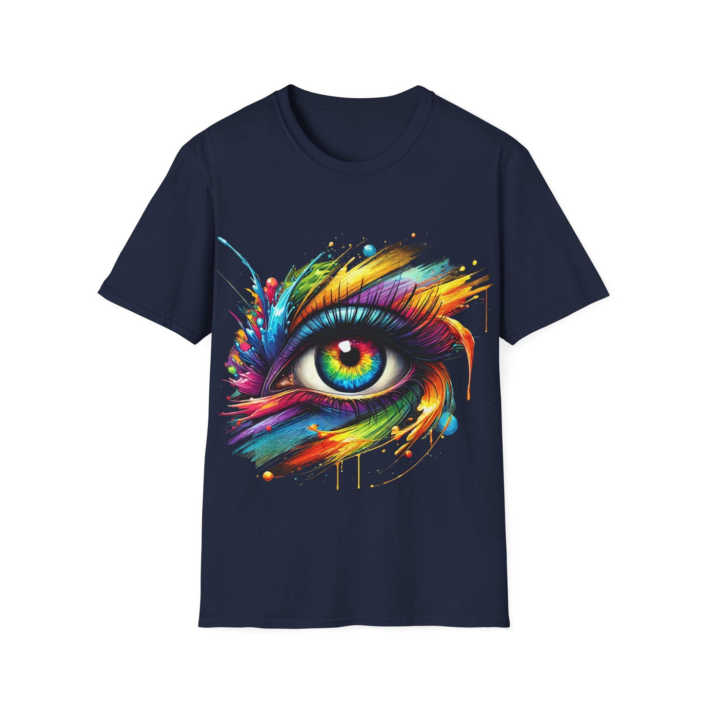 Colour Splash Eye - Soft Style T-Shirt