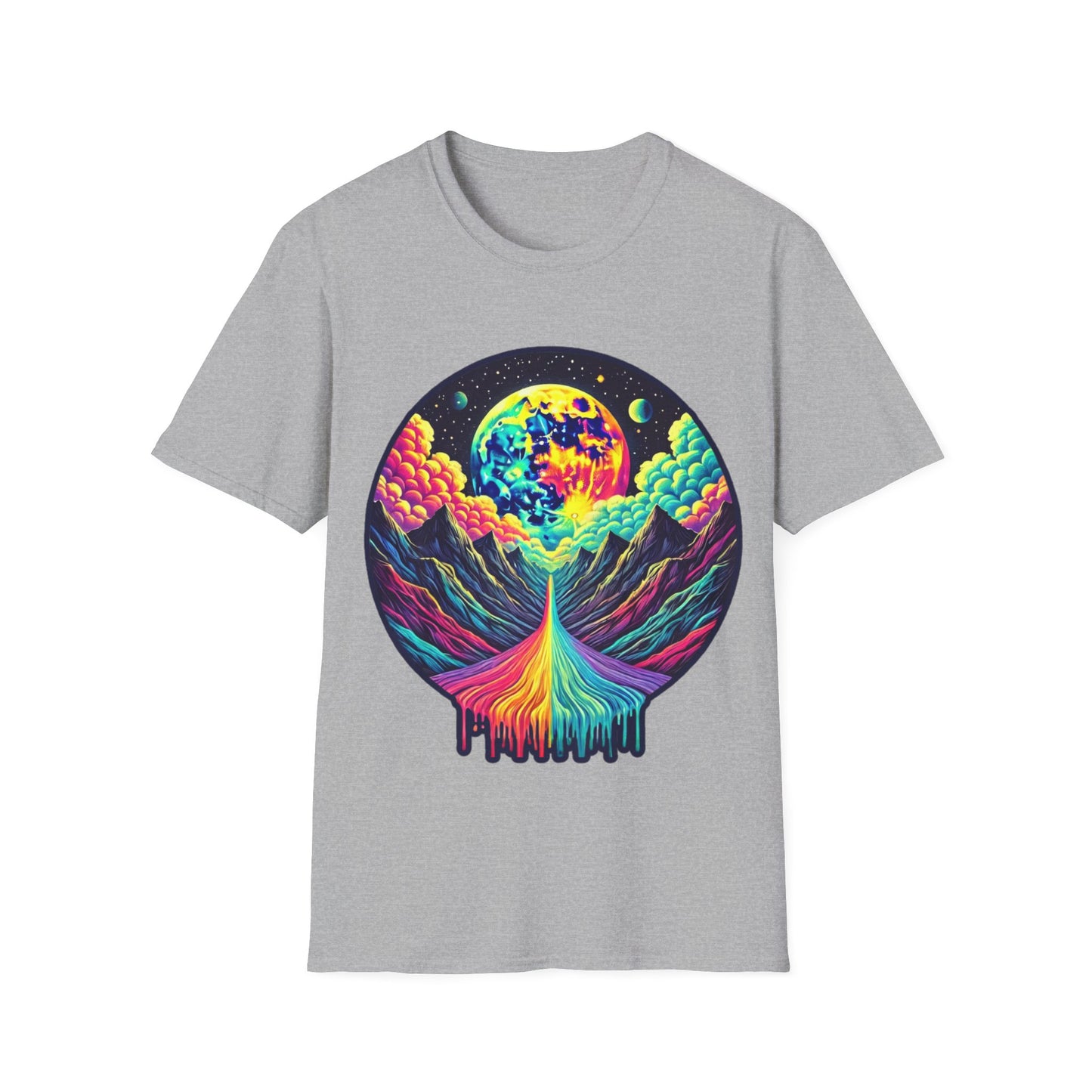 Vibrant Mountains - Soft Style T-Shirt