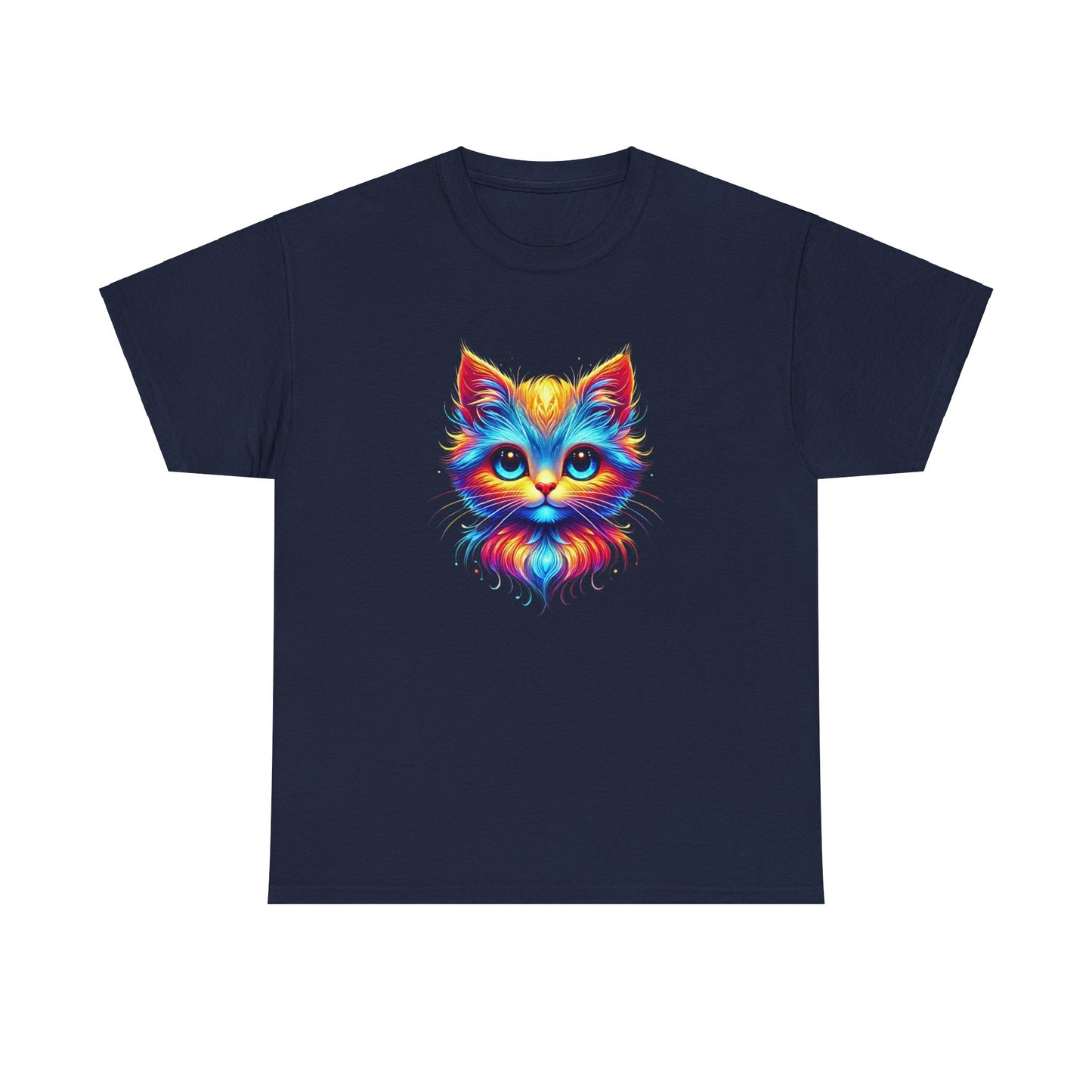 Vibrant Cat - Heavy Tee XL Range