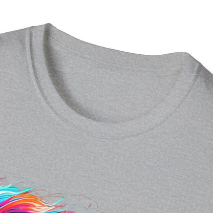 Colour Splash Horse - Soft Style T-Shirt