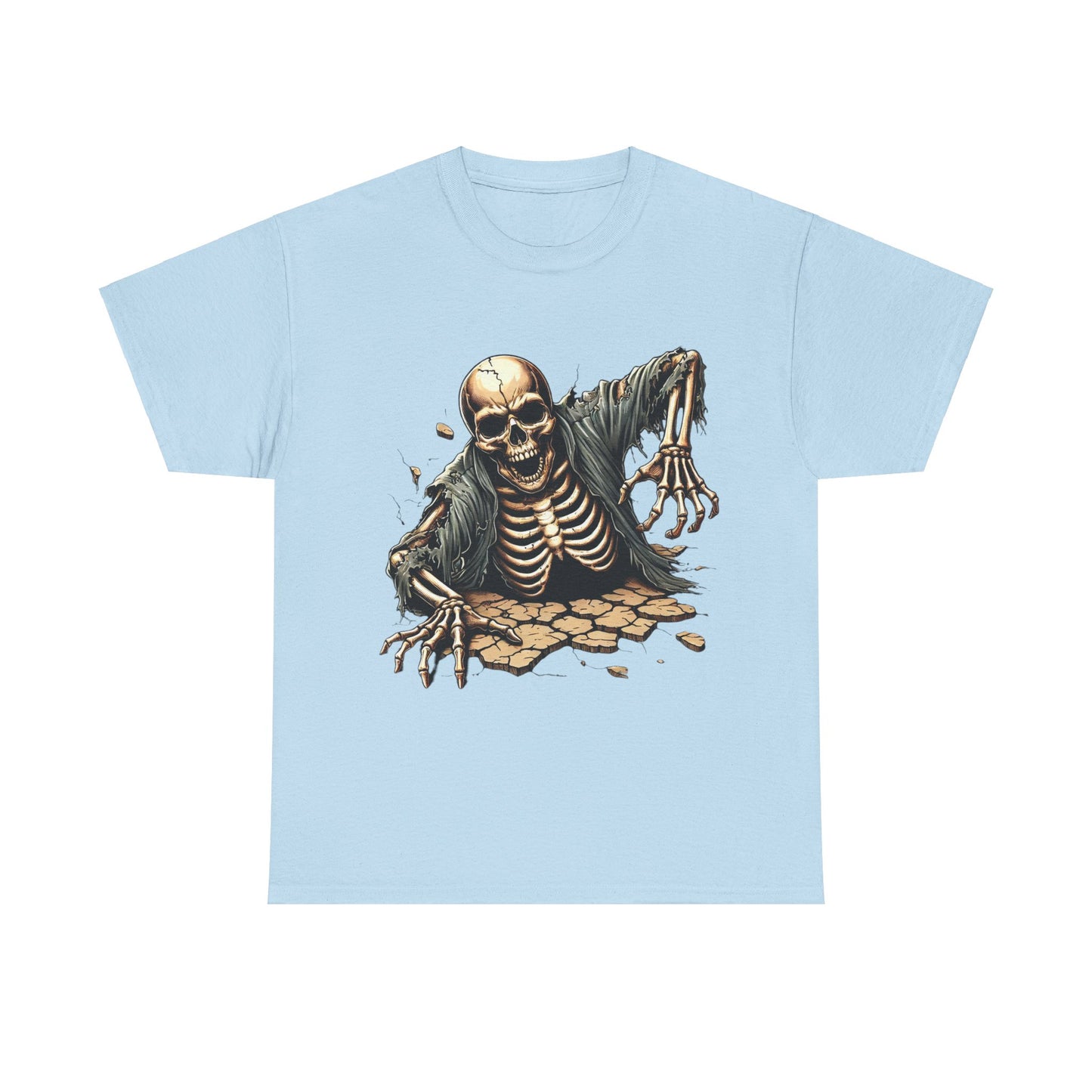 Spooky Skeleton - Heavy Cotton Tee