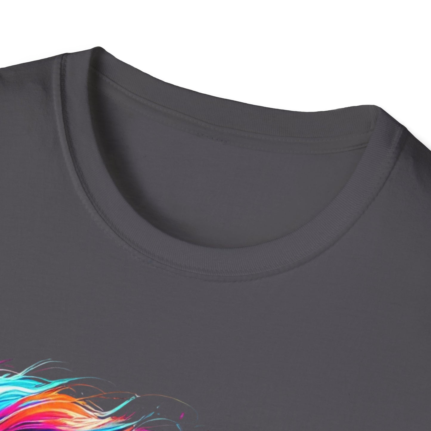 Colour Splash Horse - Soft Style T-Shirt