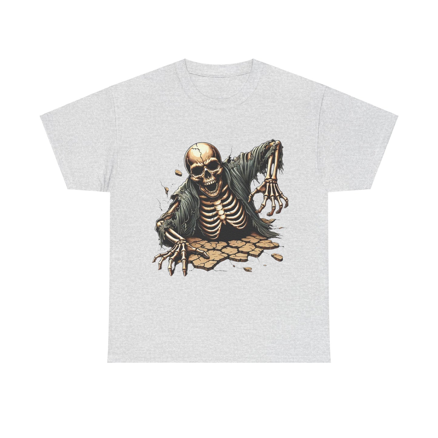 Spooky Skeleton - Heavy Cotton Tee