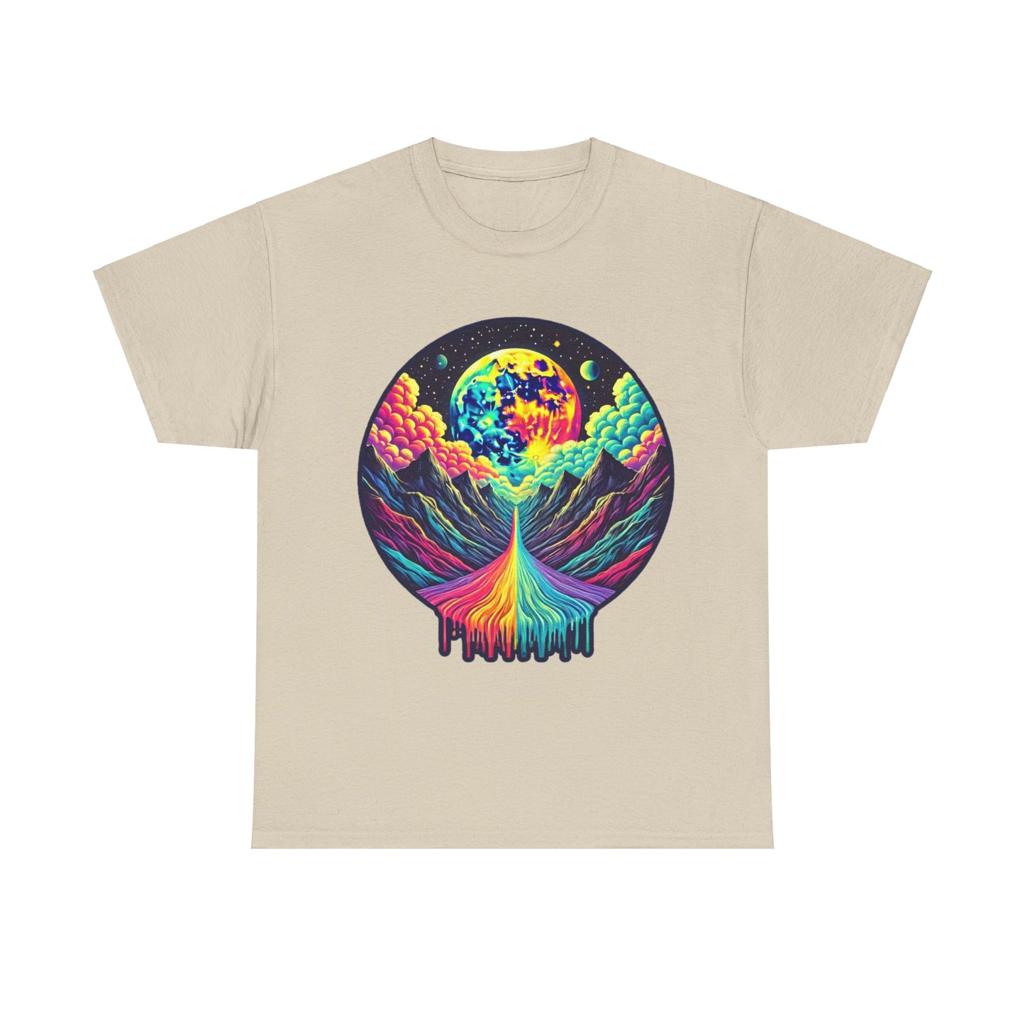 Vibrant Mountains - Heavy Cotton Tee