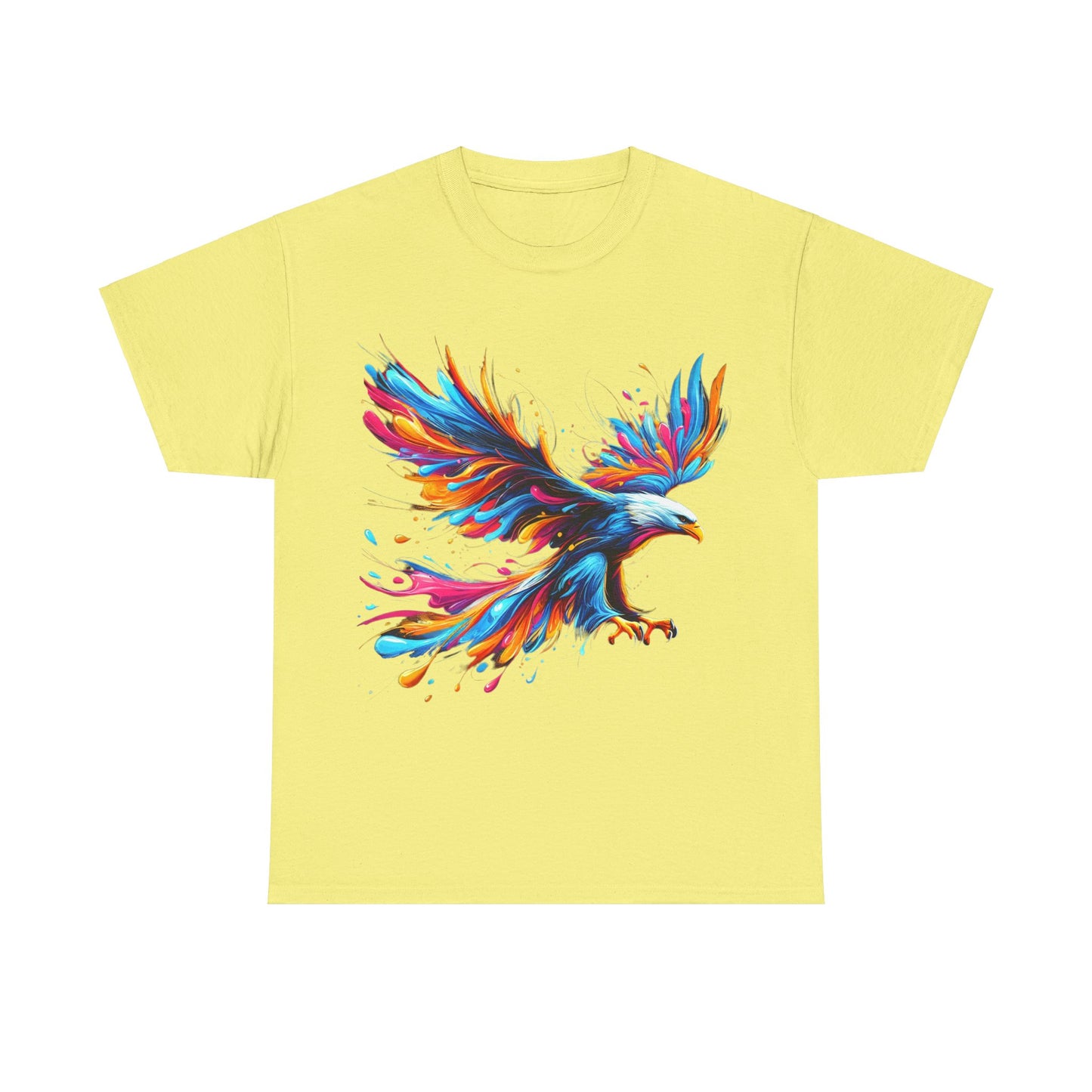 Colour Splash Eagle  - Heavy Cotton Tee