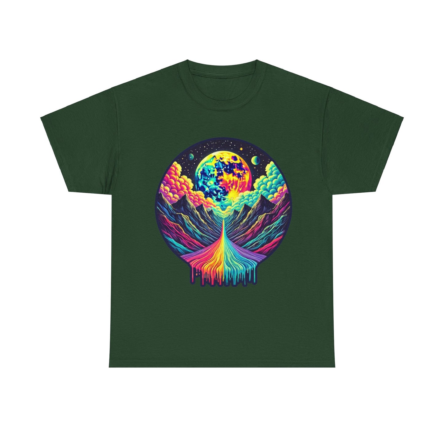 Vibrant Mountains - Heavy Cotton Tee